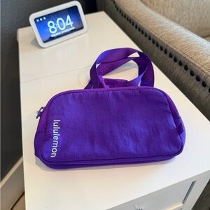 lululemon athletica Purple Crossbody Pouch with Adjustable Strap